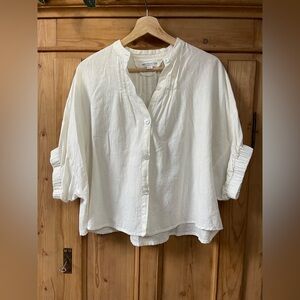 Emerson Fry Women's Cream Button-Down Shirt